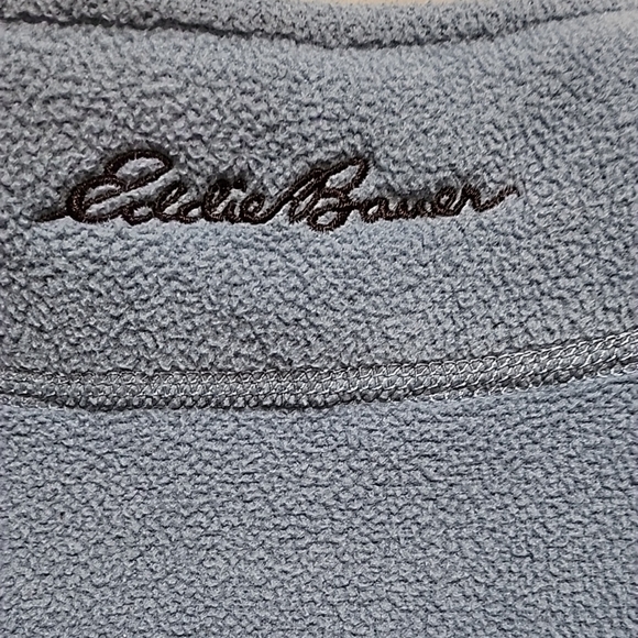 Eddie Bauer Blue Fleece Sweater - Picture 8 of 10
